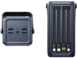 Фото: Батарея універсальна Vention FKWH0 50000mAh 22.5W Gray Built-in cables № 4 | KTC