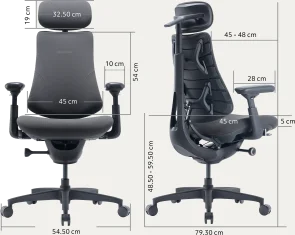 Фото: Крісло LiberNovo Omni Pro Graphite 48cm (CP-GW-0000078-00-05) № 21 | KTC