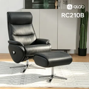 Фото: Крісло-реклайнер Qlab RC210B Black № 9 | KTC