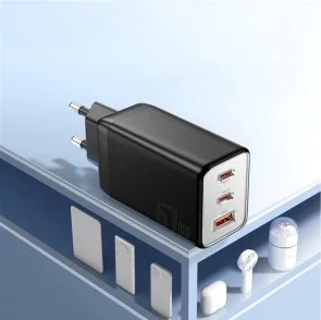 Фото: Зарядний пристрій Essager Ranges GaN 67W Black (ECT67W-LJB01-Z) № 7 | KTC