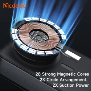 Фото: Батарея універсальна McDoDo MC-5021 Magnetic 20000mAh 20W Black № 9 | KTC