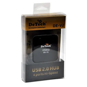 Фото: USB-хаб DeTech DE-V2 чорний № 2 | KTC