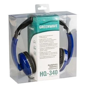Фото: Навушники GREENWAVE HQ-340 R0004774 Black/Blue № 4 | KTC