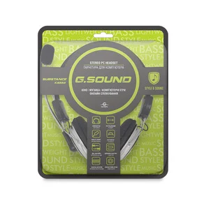 Фото: Гарнітура G.Sound K8554BkGM чорна/сіра № 4 | KTC