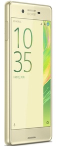 Смартфон Sony Xperia X F5122 / 2SIM золотий екран ліва сторона