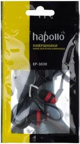 Фото: Навушники HAPOLLO EP-3030 Red № 3 | KTC