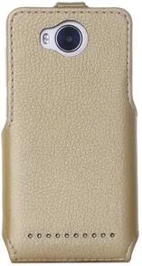 Фото: Чохол Red Point для Huawei Y3 II - Flip case золотий № 2 | KTC