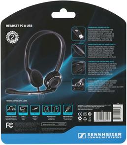 Гарнітура Sennheiser PC 8 USB чорна