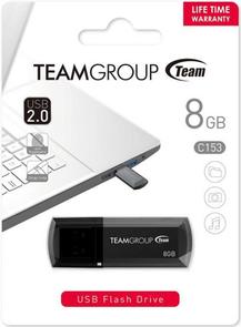 Флешка USB Team C153 8 ГБ (TC1538GB01) чорна