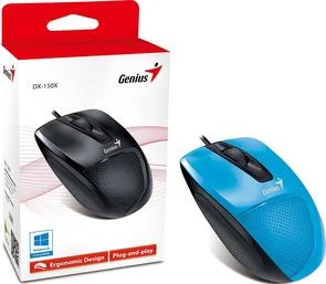 Фото: Миша Genius DX-150X USB Black/Blue (31010231102) № 3 | KTC