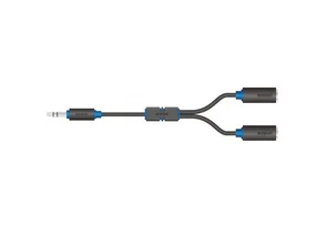 Фото: Кабель Prolink  jack 3.5мм тато / 2хjack 3.5мм мама (PB107-0030) 0.3 м № 2 | KTC