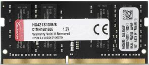 Пам’ять для ноутбука Kingston HyperX Impact DDR4 1х8 ГБ (HX421S13IB/8)
