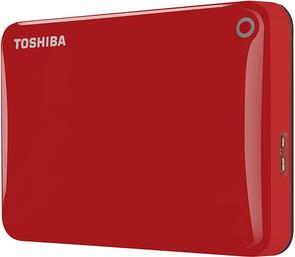 Зовнішній жорсткий диск Toshiba Canvio Connect II (HDTC810ER3AA) 1 ТБ червоний