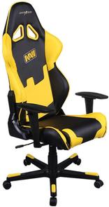 Крісло ігрове DXRACER RACING OH/RЕ21/NY/NAVI Чорне з Жовтими