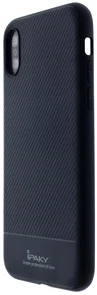 Фото: Чохол iPaky for iPhone X/Xs Carbon Fiber Patterm Grey № 3 | KTC