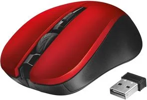 Фото: Миша Trust Mydo Silent Click Wireless Red (21871) № 2 | KTC