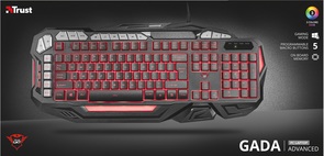 Клавіатура Trust GXT 285 Advanced Gaming Black/Red (20433)