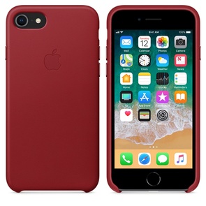 Чохол Apple for iPhone 7/8 - Leather Case PRODUCT Red (MQHA2ZM/A)