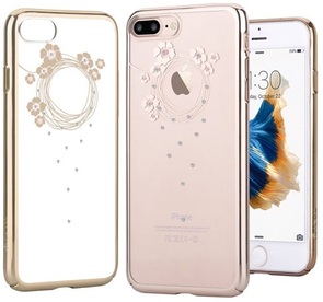 Чохол Devia for iPhone 7 Plus - Crystal Garland Champagne Gold (6952897994112)