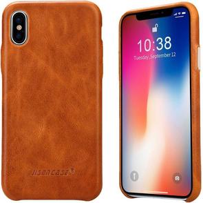 Чохол JISON for iPhone X - Leather Case Brown (JS-IPX-05A20)