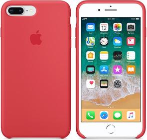 for iPhone 7/8 Plus - Silicone Case Red Raspberry