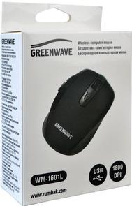 Миша GREENWAVE WM-1601L Black (R0015186)