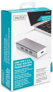 USB-хаб Digitus DA-70242 Grey