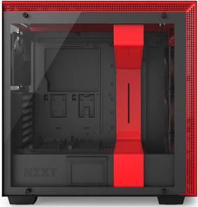 Корпус для ПК NZXT H700i Black/ Red (CA-H700W-BR)