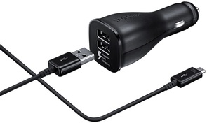 Зарядний пристрій Samsung Dual Fast Charge CLA 2xUSB Black (EP-LN920CBEGRU)