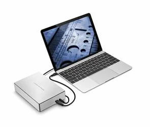 Фото: Зовнішній HDD LaCie Porsche Design Desktop 4TB Silver (STFE4000401) № 5 | KTC