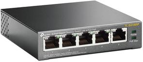 Switch, 5 ports, Tp-Link TL-SG1005P 10/100/1000Mbps PoE