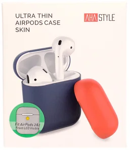Фото: Чохол AhaStyle for AirPods - Silicone Case DUO Case Blue/Red (AHA-01380-NNR) № 4 | KTC