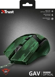 Фото: Миша Trust GXT 101D Gav Optical Gaming Jungle Camo (22793) № 4 | KTC