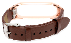 Ремінець Climber for Xiaomi Mi Band 4 - PU Strap Brown (CBXM406 Brown)