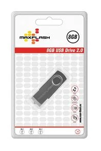Фото: Флешка USB MaxFlash 8GB Black (PD8GM-R) № 3 | KTC