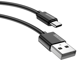 Кабель T-PHOX Nets T-C801 AM / Type-C 0.3m Black (T-C801 Black 0.3m)
