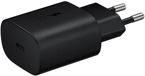 Фото: Зарядний пристрій Samsung 25W PD3.0 Black with Type-C/Type-C (EP-TA800XBEGRU) № 2 | KTC