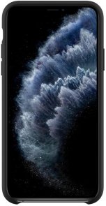 Чохол-накладка Spigen для iPhone 11 Pro Max - Silicone Fit Black