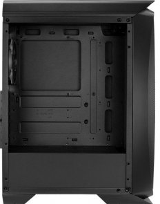 ATX, Aerocool Aero One Eclipse, No PSU, Fan 4x12cm, 2xUSB3.0, Black, прозора бокова стінка