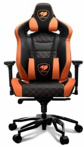 Крісло ігрове Cougar Armor Titan Pro Екошкіра, Al основа, Black/Orange