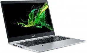 Фото: Ноутбук Acer Aspire 5 A515-55G-35RA Pure Silver (NX.HZHEU.004) - 15.6" Intel Core i3 / i3-1005G1 / DDR4 8 ГБ / SATA 3 SSD 512 ГБ / GeForce MX350 № 2 | KTC