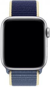 Ремінець HiC for Apple Watch 40mm - Sport Loop Midnight Blue/Blue