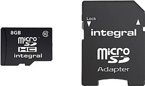Фото: Карта пам'яті Integral Micro SDHC 8 ГБ (INMSDH8G4V2) № 3 | KTC