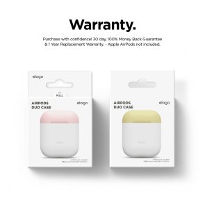 Чохол Elago for Airpods - Duo Case White/Pink/Yellow (EAPDO-WH-PKYE)