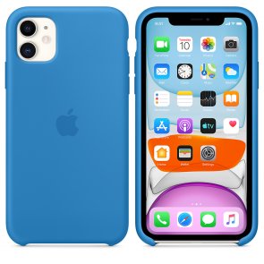 Чохол-накладка Apple для iPhone 11 - Silicone Case Surf Blue