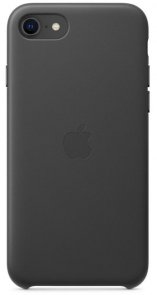 Чохол-накладка Apple для iPhone SE - Leather Case Black