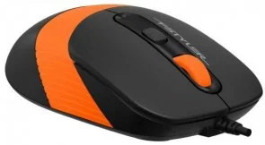 Фото: Миша A4tech FM10S Silent Black/Orange (FM10S Orange) № 4 | KTC