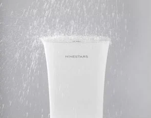 Фото: Смарт кошик для сміття Xiaomi Ninestars Waterproof Induction Trash White (DZT-10-11S) № 5 | KTC