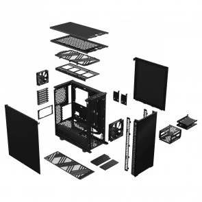 Фото: Корпус FRACTAL DESIGN Define 7 Compact Black (FD-C-DEF7C-01) № 6 | KTC