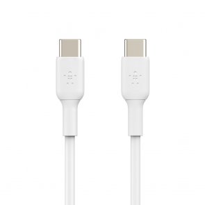 Кабель USB Type-C (CM/CM) 1м, Belkin PVC, White